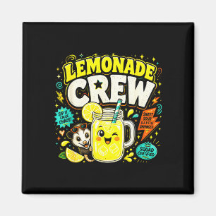 Lemonadeklubb roliga söta barn lemonadstånd magnet