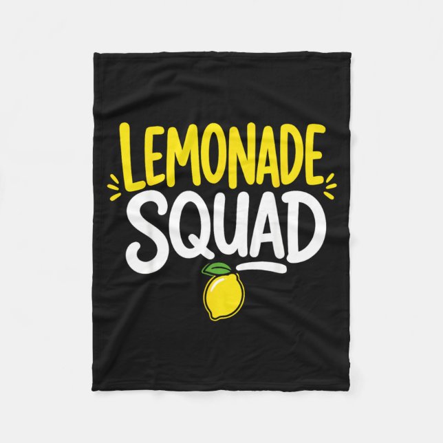 Lemonadestånds Crew Lemonad Squad Fleecefilt (Framsidan)