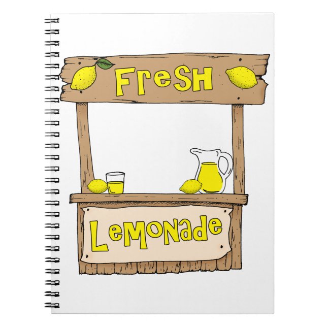 lemonadetecken anteckningsbok (Framsidan)