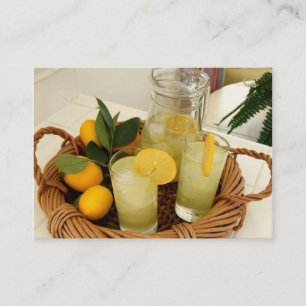 Lemonadevisitkort Visitkort
