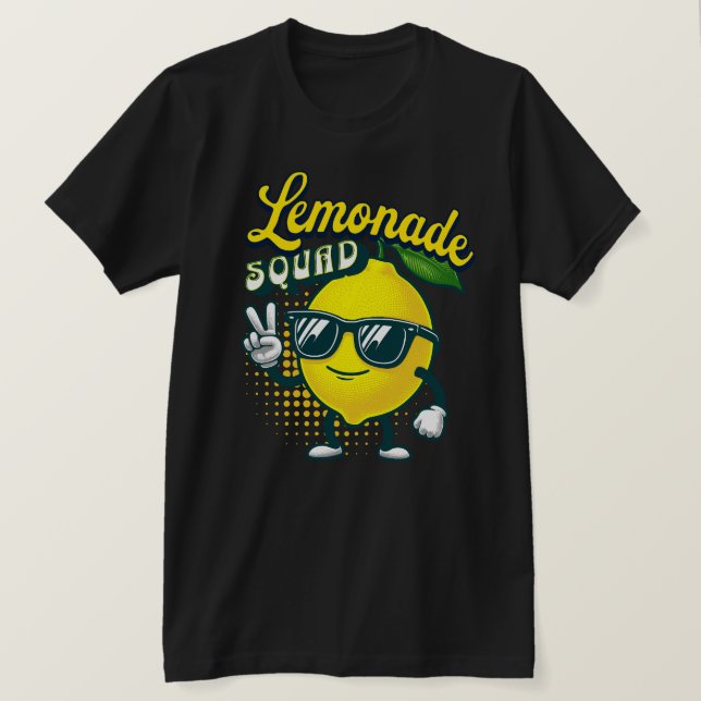 Lemonadgäng Kul Citron Frukt Grafisk T-shirt (Design framsida)