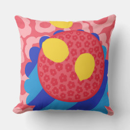 Lemonblomplatta Kudde