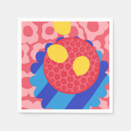 Lemonblomplatta Pappersservett