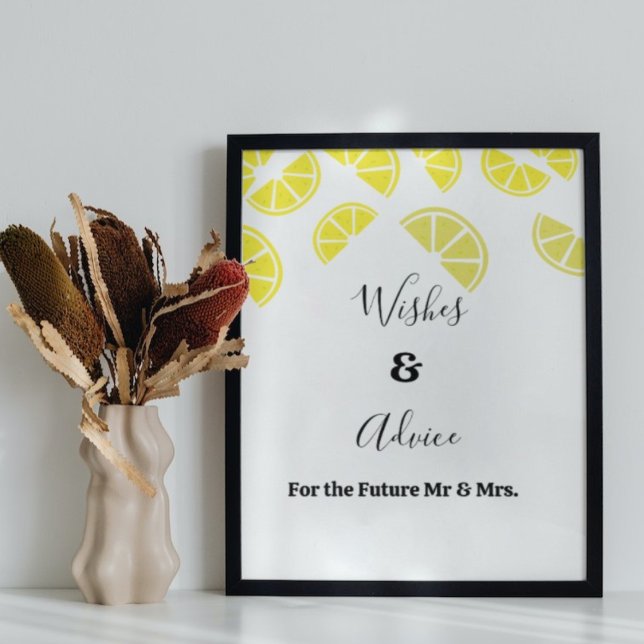 Lemonbridduschgissning och råd poster (Skapare uppladdad)