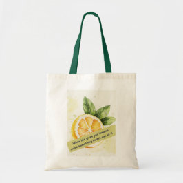 Lemoncitattecken - Nyhet och inspiration Tygkasse