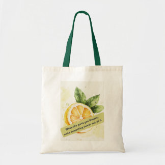Lemoncitattecken - Nyhet och inspiration Tygkasse