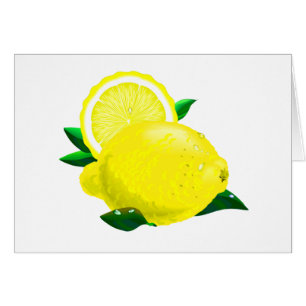 Lemondroppar Hälsningskort