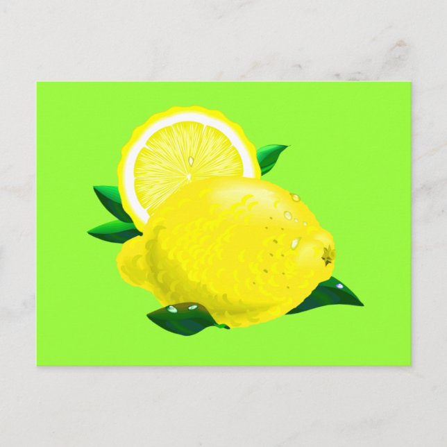 Lemondroppar Vykort (Framsida)