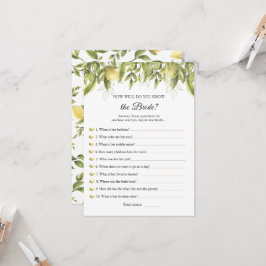 Lemoner som känner till bästa spelinbjudan inbjudningar