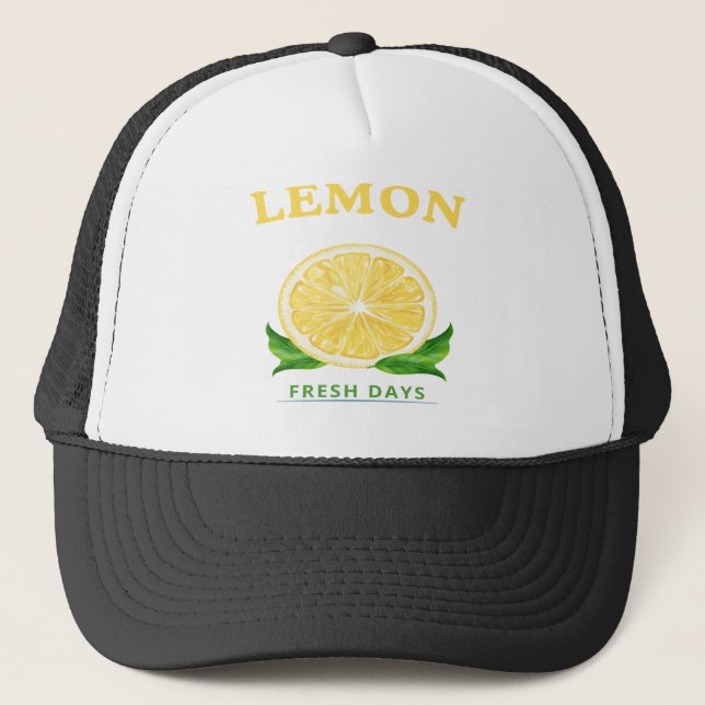 Lemonfärska dagar keps (Framsida)
