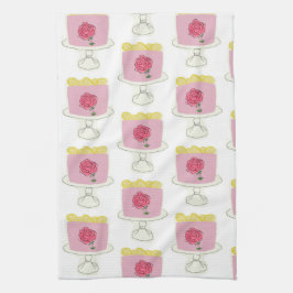 Lemonfödelsedagskalas te/kökstorn kökshandduk