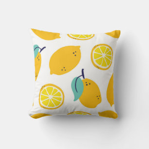Lemonfrukter, sömlösa mönster kudde