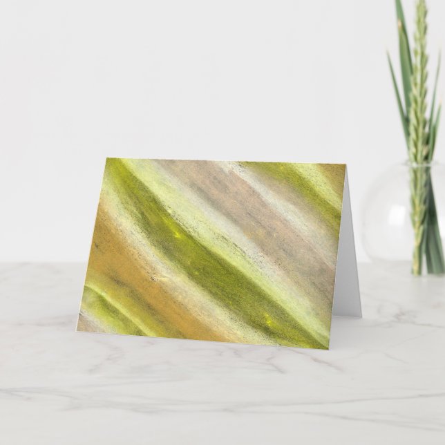 Lemongrass-Hälsning kort (Framsida)