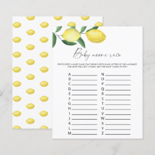 Lemons - Baby namn tävling