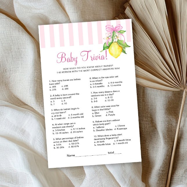 Lemons Baby Trivialspel (Skapare uppladdad)