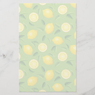 Lemons bakgrund Mönster Brevpapper