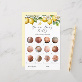 Lemons Beer eller Baby Belly Baby Shower Game