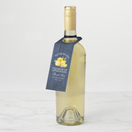 Lemons Blue Wood Limoncello Tack
