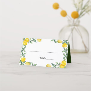 Lemons Bröllop-platskort Placeringskort