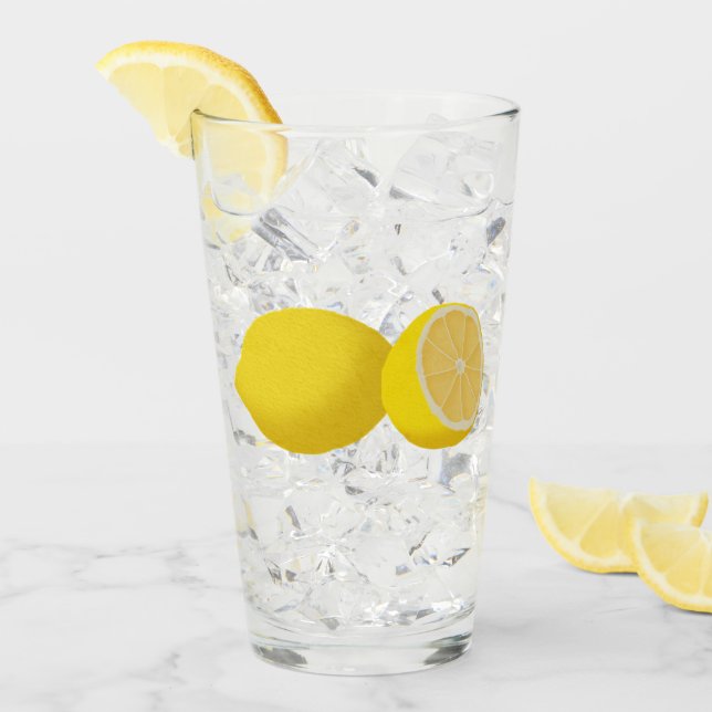 Lemons dricksglas glaskopp (Framsida Ice)