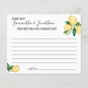 Lemons ett datum-ID-spelkort Flygblad