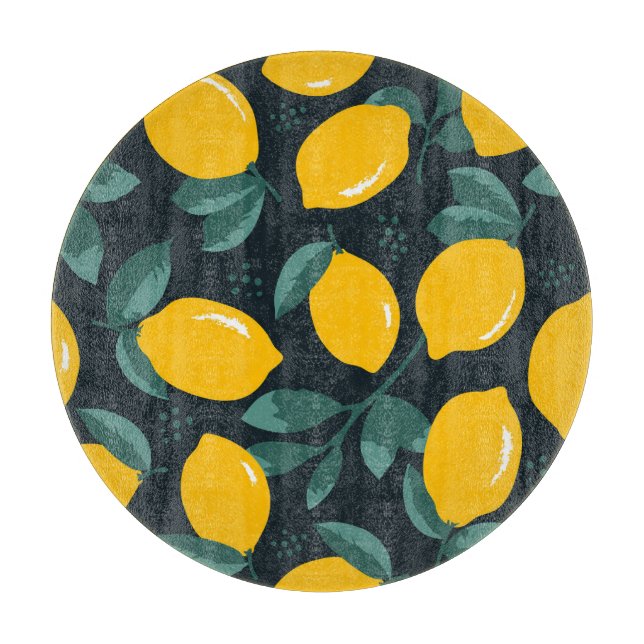 Lemons Flowers, Vintage Summer Struktur. (Framsidan)