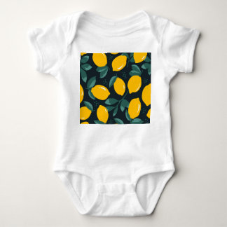 Lemons Flowers, Vintage Summer Struktur. T Shirt