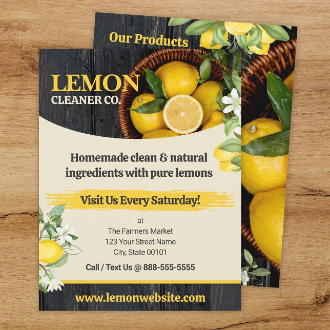 Lemons Flyer Template (Skapare uppladdad)