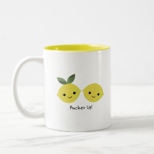 Lemons för att slå ihop Lemons Två-Tonad Mugg