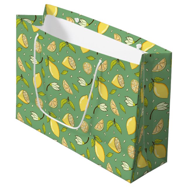 Lemons Gift Bag (Framsidan Vinklad)