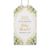 Lemons Greenery Baby Shower