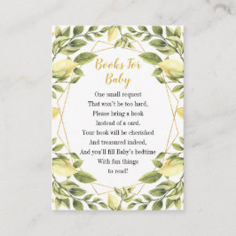 Lemons Greenery Bokar för Baby Tilläggskort