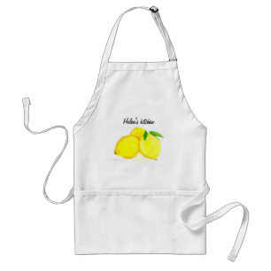 Lemons gult Frukt Anpassningsbar Standard Apron Förkläde