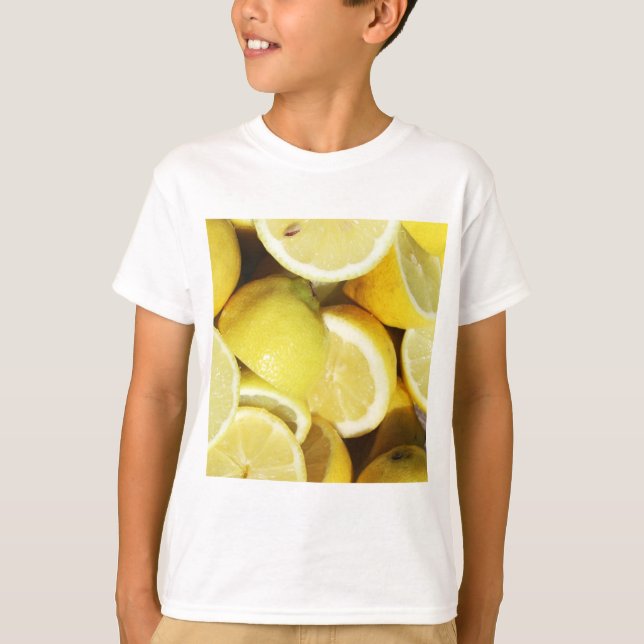 Lemons Gult T Shirt (Framsida)