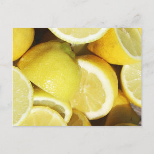 Lemons Gult Vykort