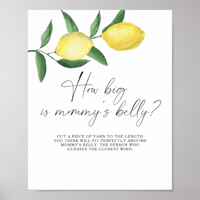 Lemons - hur stort är mamma Blocky-spelet? Poster (Framsidan)