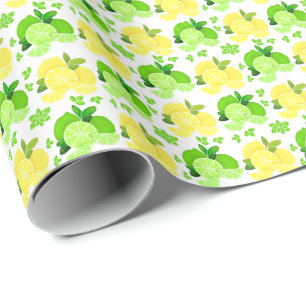 Lemons lime citrusfrukter av citrusfrukter av cit presentpapper