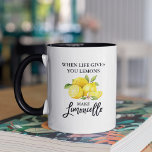 Lemons Limoncello för vattenfärgsfärg i penselskri Mugg<br><div class="desc">Moderna vattenfärgsleemon för penselskript när du limpar Ge gör Limoncello Mugg</div>