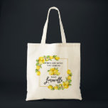 Lemons Limoncello för vattenfärgsfärg i penselskri Tygkasse<br><div class="desc">Modern vattenfärgsleemon för penselskript när du använder Life Ge leemons gör Limoncello Tote Bag</div>