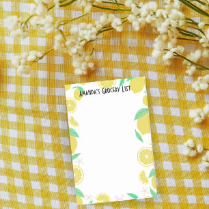 Lemons Livsmedel-butikens måltidsplanering Post-it Block