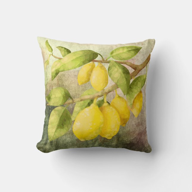 Lemons-målning Kudde (Framsida)