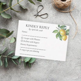 Lemons Mediterranean Sicilian Destination Wedding OSA Kort