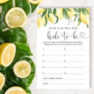 Lemons Möhippa Hur gammalt var Bride Game?