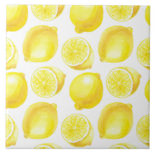Lemons mönster kakelplatta