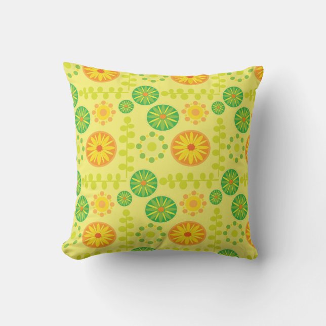 Lemons mönster kudde (Framsida)