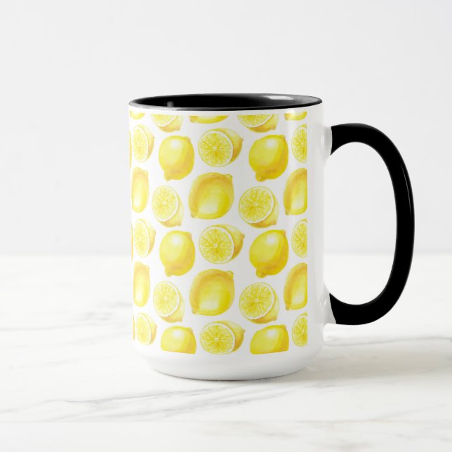 Lemons mönster mugg (Höger)
