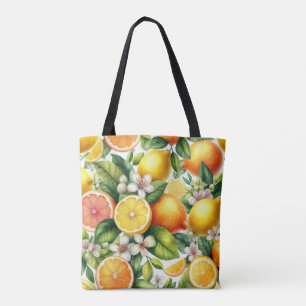 Lemons Mönster Tygkasse