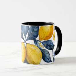 Lemons Motif Mugg