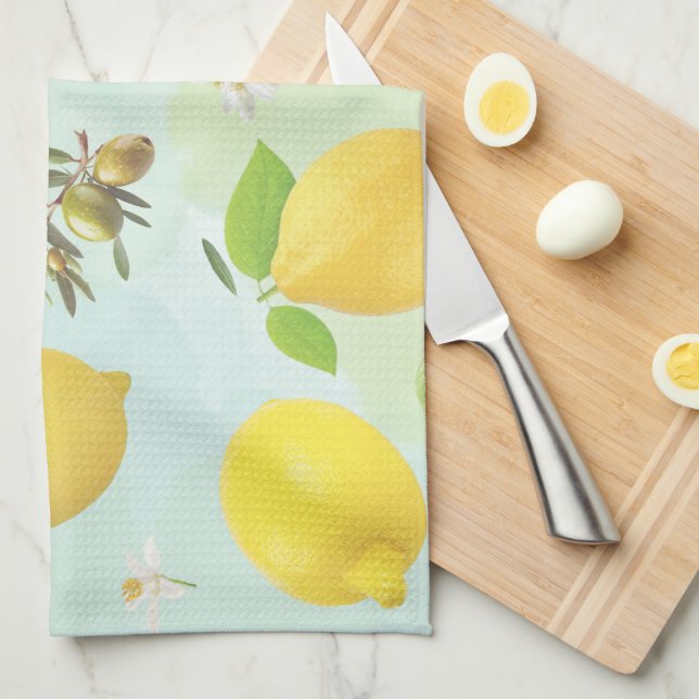 Lemons & Olife Kitchen Towel Kökshandduk (Vikt i Fjärdedel)