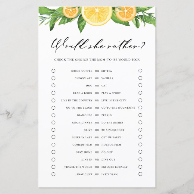 Lemons Orangar som hon tycker om babykläder (Framsida)